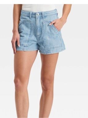 Universal Thread Light Blue Patch Pocket Denim Shorts